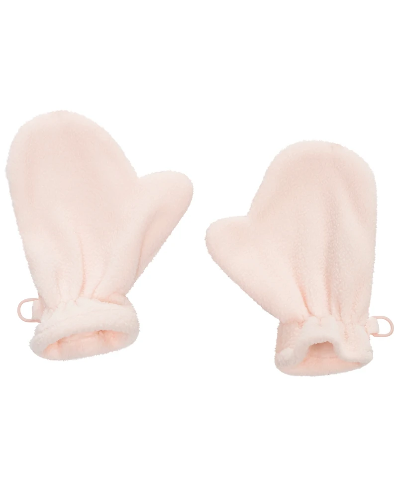 S Rothschild & Co Baby Girls' Foil-Print Quilted Puffer Jacket and Mittens, 2-Piece Set