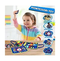Cowin Busy Board Book Montessori Toys for Toddler