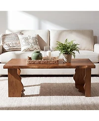 Tribesigns Coffee Center Table, Farmhouse Rectangle Tea Cocktail Table