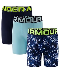 Under Armour Men's Performance Tech Four-Way Stretch HeatGear Boxer Briefs, 3-Pack