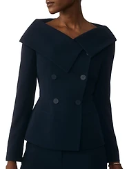 The Fold Women's Lorelli Double-Breasted Tailored Blazer