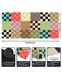 Lofree Extended Non-Slip Stitched-Edge Desk Mat for Gaming Keyboards and Mice