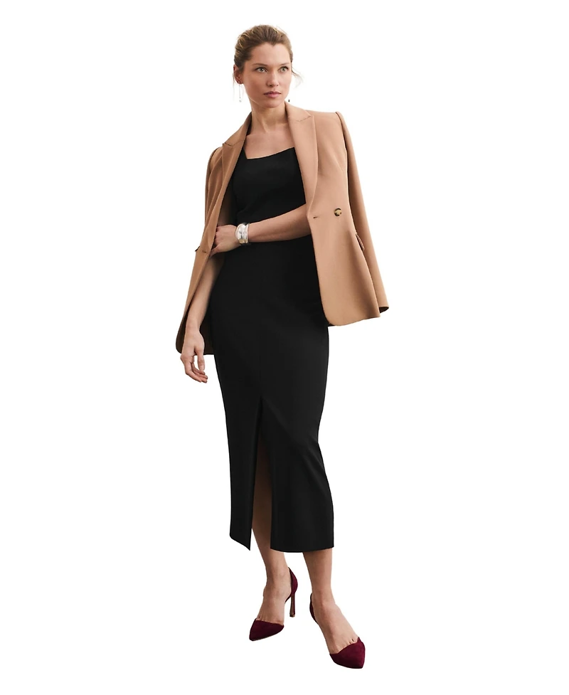 The Fold Women's Oliena Crepe Pencil Skirt