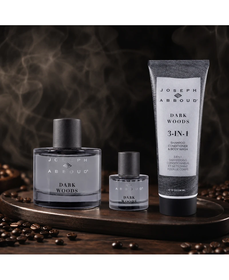 Joseph Abboud 3 Piece Dark Woods Eau de Parfum Gift Set