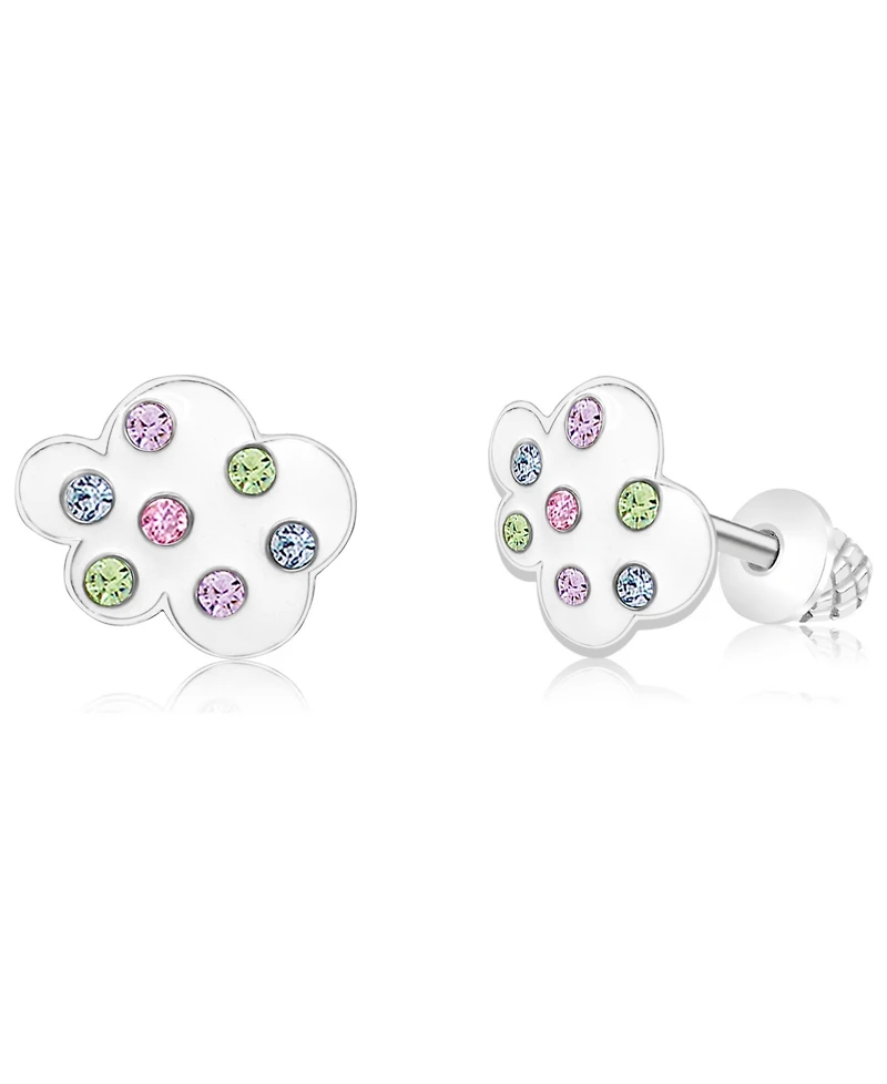 Chanteur Kids Cloud Hypoallergenic Earrings with Surgical Titanium Screwbacks