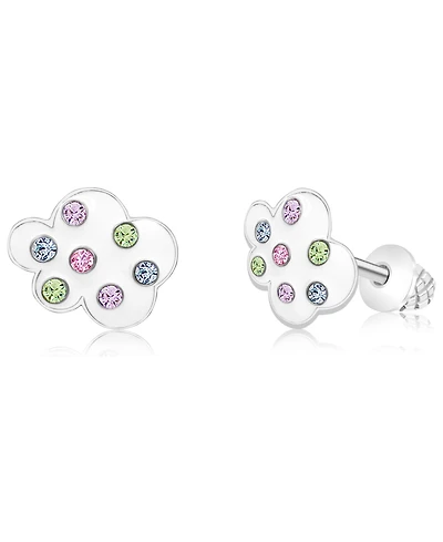 Chanteur Kids Cloud Hypoallergenic Earrings with Surgical Titanium Screwbacks