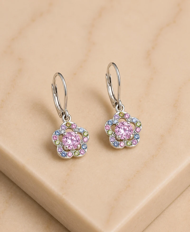 Chanteur Kids Flower Hypoallergenic Earrings for Girl's with Leverbacks