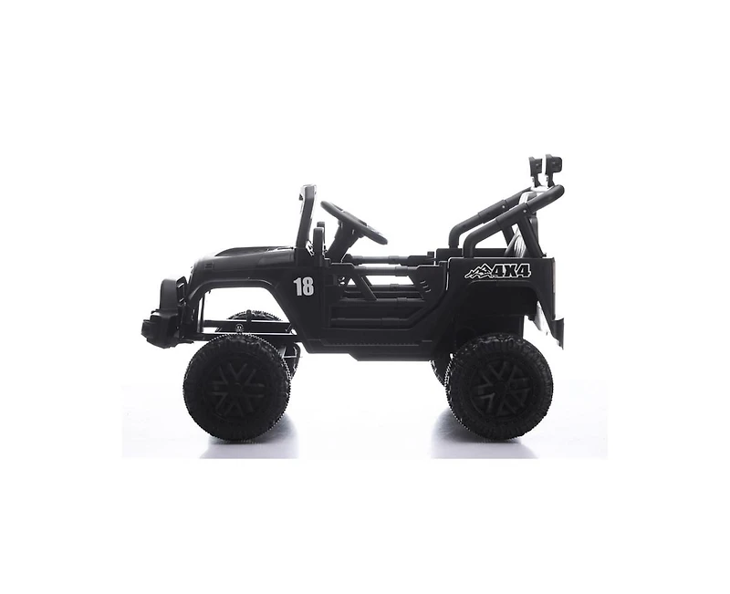 Yobtop 12V Electric Remote Control Ride-On Car, 40.5"L x 22.8"W 16.3"H, 55 lbs Capacity, Ages 3-5