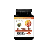 Youtheory Turmeric Extra Strength, 210 Vegetarian Capsules 70 Day Supply, Supplement for Muscle and Brain Health