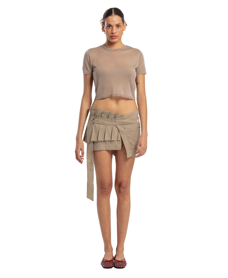 Pcfg Women's Relaxed-Fit Short-Sleeve Knit Top