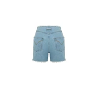 Pcfg Women's High Waist Denim Shorts