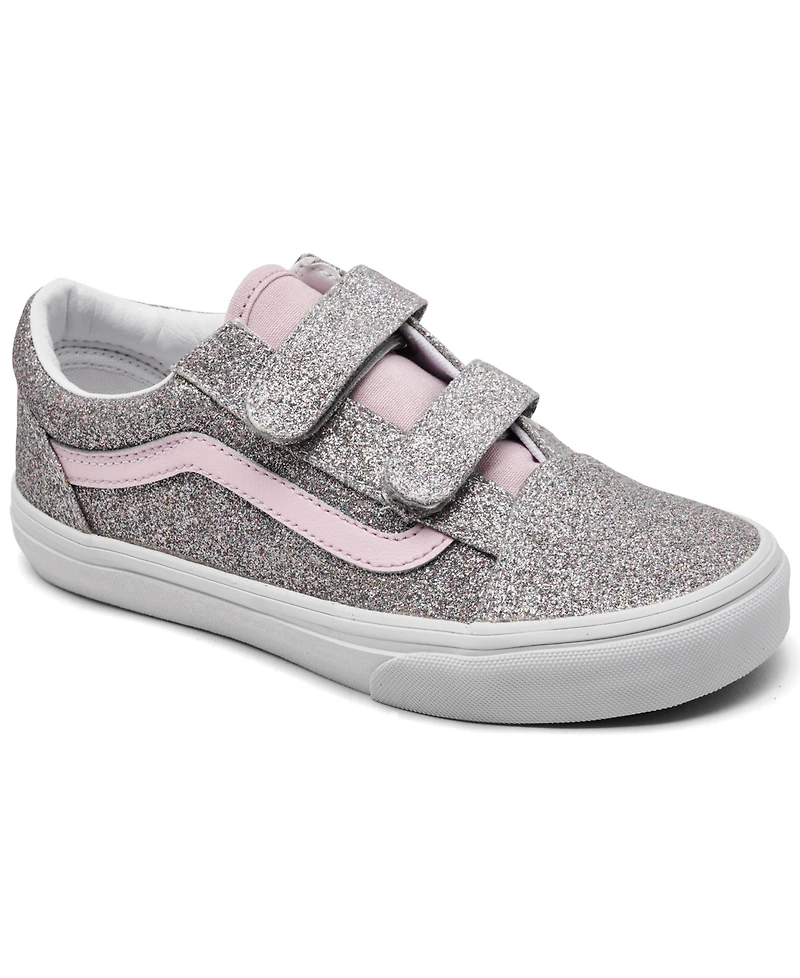 Vans Little Boys' and Girls' Old Skool V Low-Top Retro Classic Sneakers from Finish Line