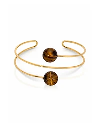 Ettika Summer Escape Tiger's Eye Cuff Bracelet