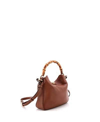 Pre-Owned Gucci Diana Nm Bamboo Shoulder Bag Leather