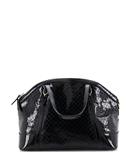 Pre-Owned Gucci Medium Nice Top Handle Bag Microguccissima Patent