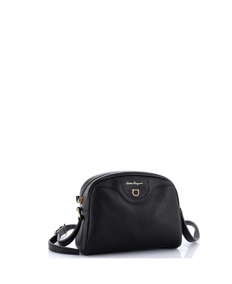 Pre-Owned Salvatore Ferragamo Mini Gancio Camera Bag Leather