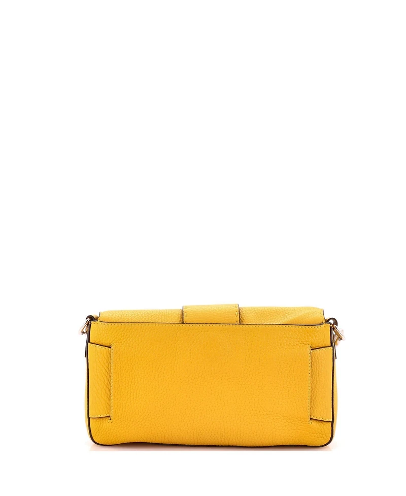 Pre-Owned Fendi Medium Selleria Baguette Convertible Belt Bag Leather