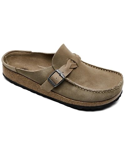 Birkenstock Women's Buckley Braided Suede Clogs from Finish Line