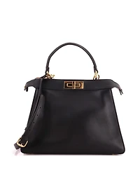 Pre-Owned Fendi Medium Peekaboo ISeeU Bag Leather