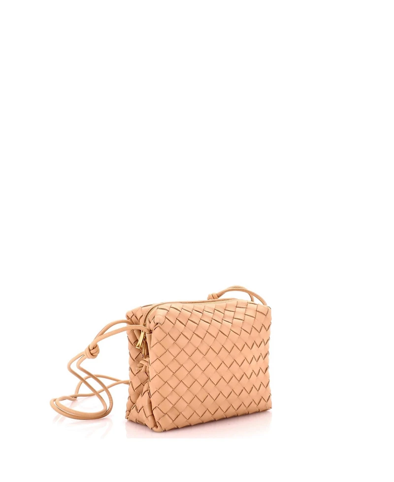 Pre-Owned Bottega Veneta Small Loop Crossbody Bag Intrecciato Nappa