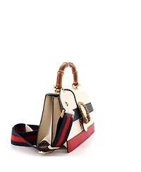 Pre-Owned Gucci Medium Dionysus Bamboo Top Handle Bag Colorblock Leather