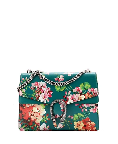 Pre-Owned Gucci Medium Dionysus Bag Blooms Print Leather