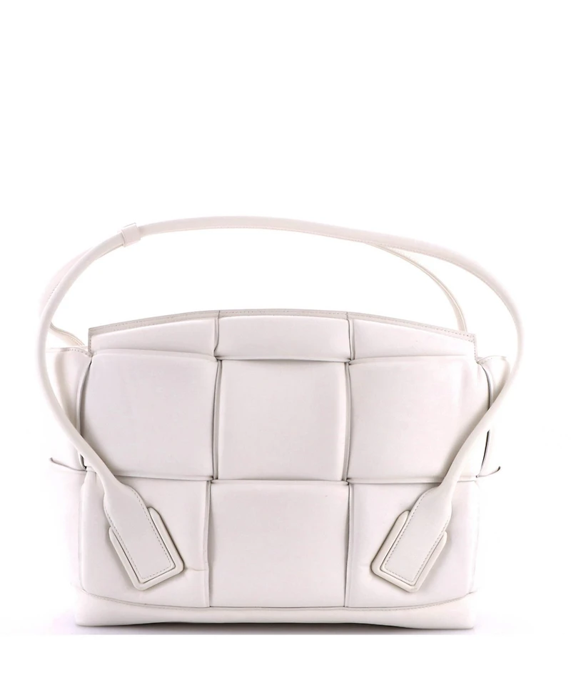 Pre-Owned Bottega Veneta Large Arco Bag Padded Maxi Intrecciato Leather