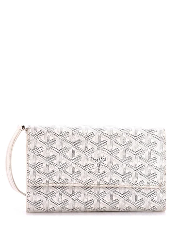 Pre-Owned Goyard Varenne Continental Wallet with Strap Coated Canvas