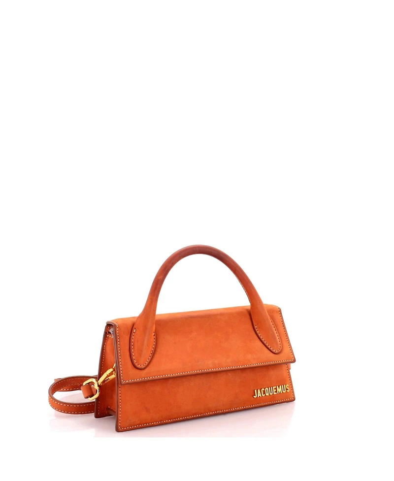 Pre-Owned Jacquemus Large Le Chiquito Bag Suede