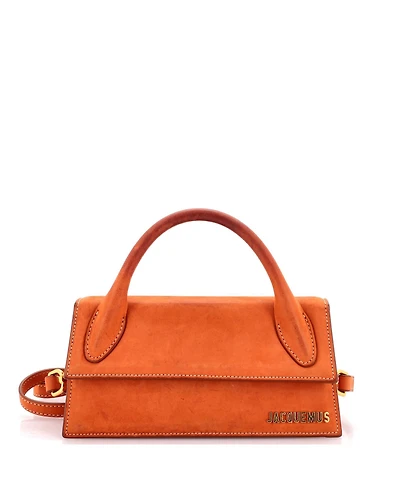 Pre-Owned Jacquemus Large Le Chiquito Bag Suede