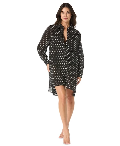 Michael Kors Women's Cover-Up Swim Shirt