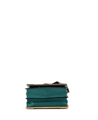 Pre-Owned Prada Small Cahier Crossbody Bag Leather and Saffiano Leather