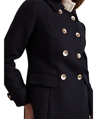 Phase Eight Women's Aurelie Military Double-Breasted Wool-Blend Coat