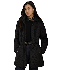 Lauren Ralph Women's Hooded Anorak Quilted Coat