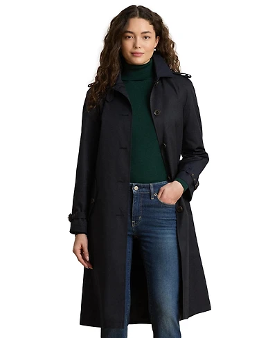 Lauren Ralph Women's Belted Lined Trench Coat