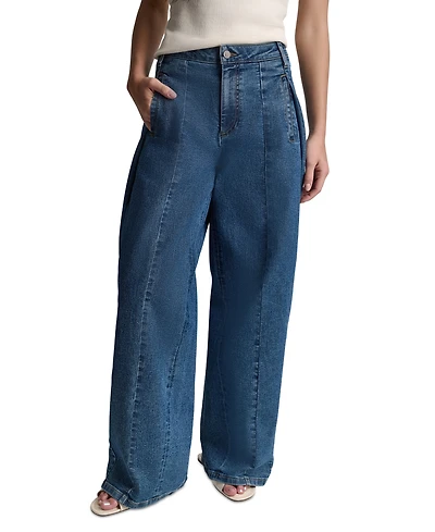 Bcbg Women's Wide-Leg Loose-Fit Sailor Jeans