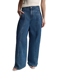 Bcbg Women's Wide-Leg Loose-Fit Sailor Jeans