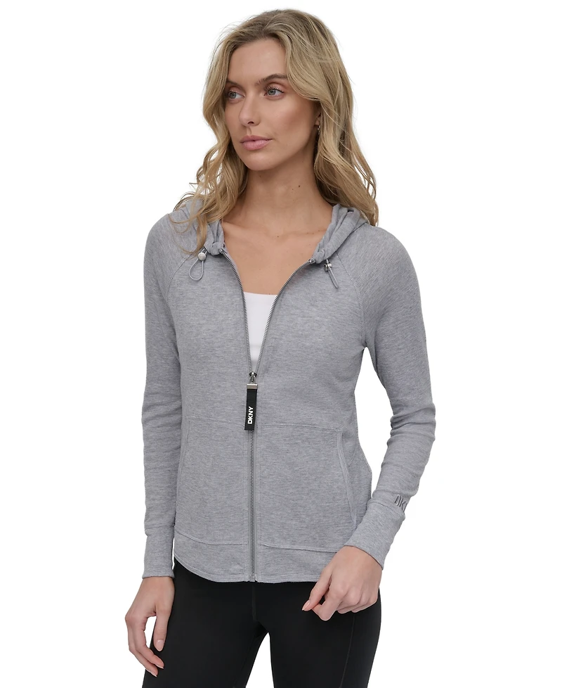 Dkny Women's Sport Zip-Front Hoodie Jacket