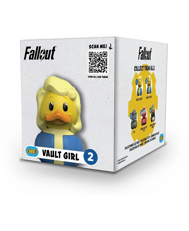 Tubbz Fallout Vault Girl #2 4.25" Officially Licensed Action Figure, Boxed Edition, Ages 5+