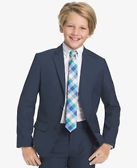 Tommy Hilfiger Big Boys All-Over Buffalo Grid Zipper Tie