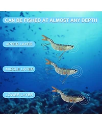 Piscifun Slow Sinking Jointed Swimbait Lures Freshwater Saltwater Fishing Bait For Trout Walleye Pike