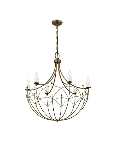 Kichler Topiary 30 1/4" Wide Character Bronze 6-Light Chandelier