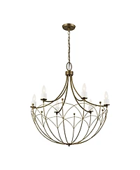 Kichler Topiary 30 1/4" Wide Character Bronze 6-Light Chandelier