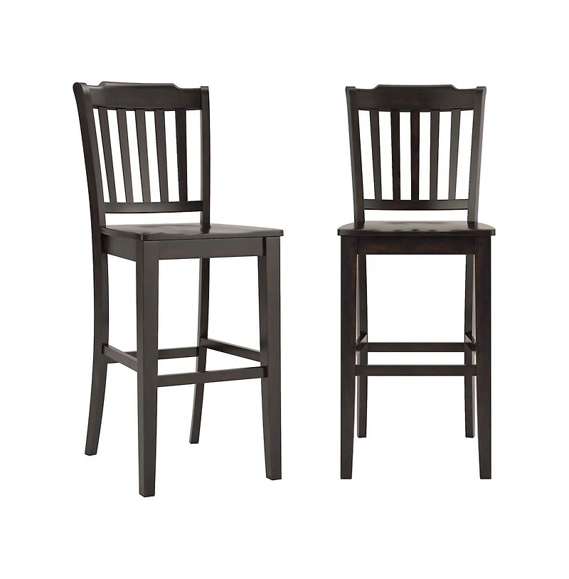 iNSPIRE Q Lea Spindle Back Bar Stool (Set of 2 )