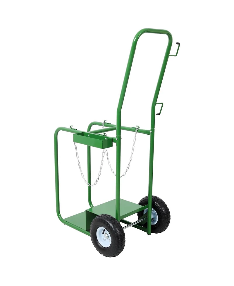 Streamdale Furniture Dual Cylinder Cart, 440lb Capacity Welding Tank Hand Truck with Pneumatic Wheels