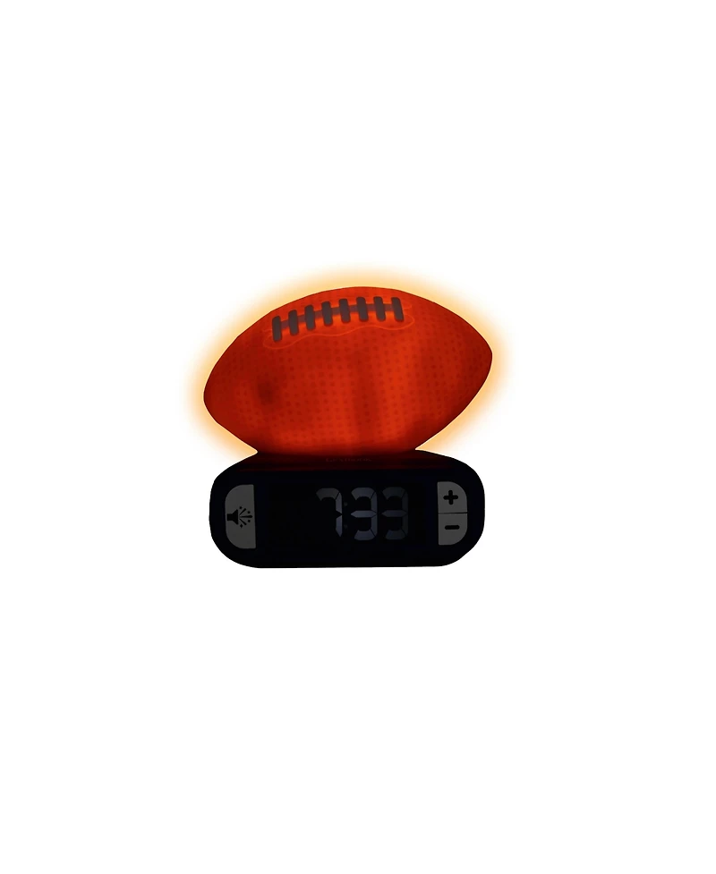 Lexibook, American Football, Night Light Alarm Clock, Sounds and Melodies, Backlit Lcd Screen, Luminescent, Snooze, RL800SO
