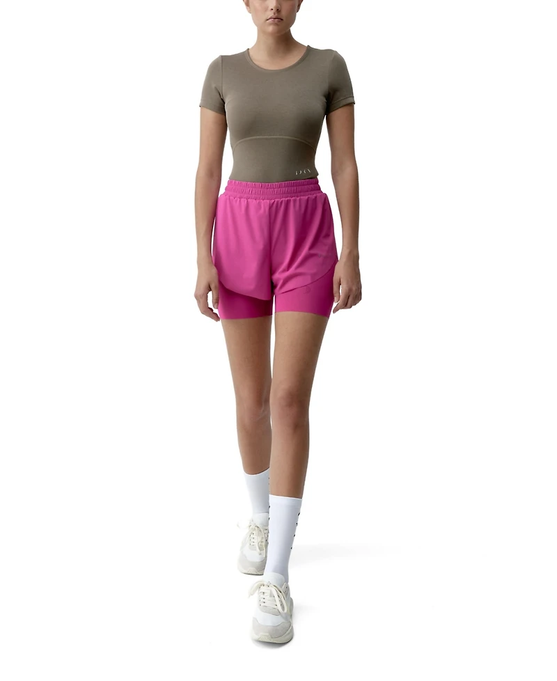 Born Living Yoga Women's Aldina Performance Sports T-Shirt