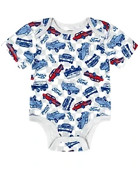 Ford Motor Company Baby Boys' 3-Pack Short Sleeve Bodysuits