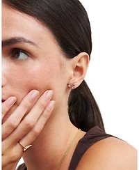 Fable England Eve Butterfly Stud Earrings in Gold