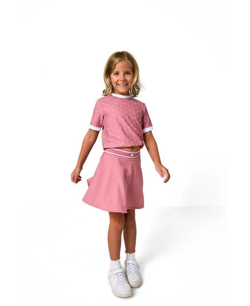 Courtside Kids Girls' (2T-16) Top Spin Skort